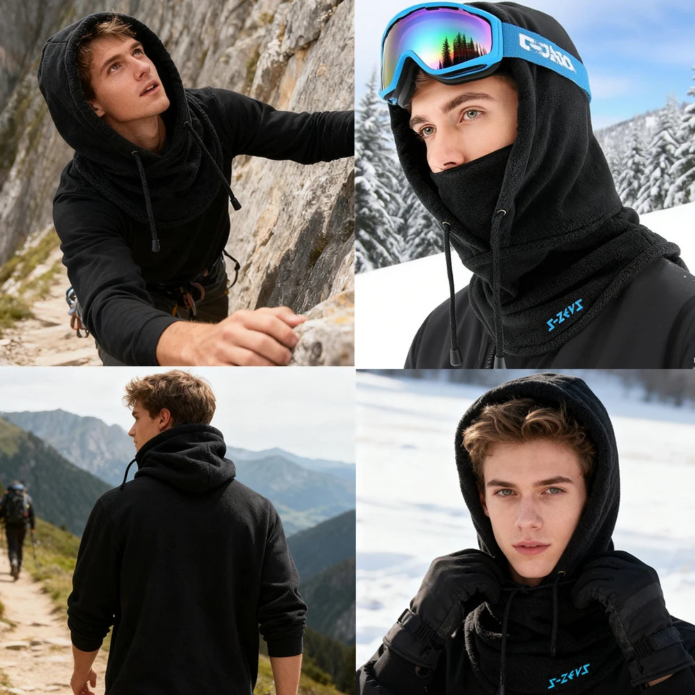 מסכת פנים סרוגה לחורף חמה, נוחה ועמידה לרוח